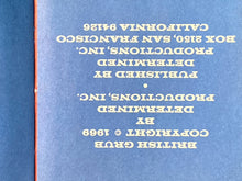 British Grub | Brian Murphy (1969, Determined Productions, Inc.)