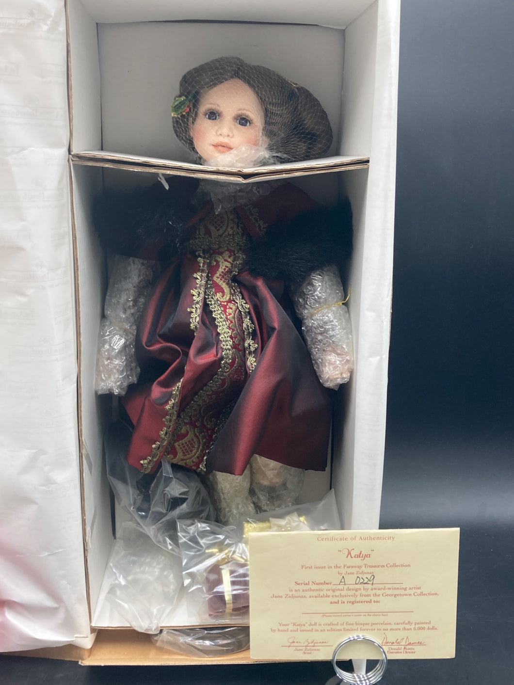 Ashton-Drake Georgetown Collection Katya Faraway Treasures Doll NIB