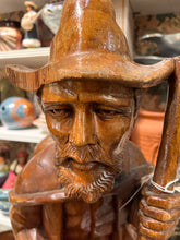 Hand Carved Traveler (Damage to Hat)