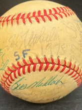 1978 San Francisco Giants Team Signed Baseball W/ Willie McCovey