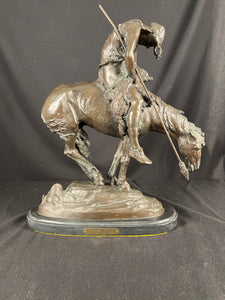 "End Of The Trail" James Earle Fraser Bronze Statue