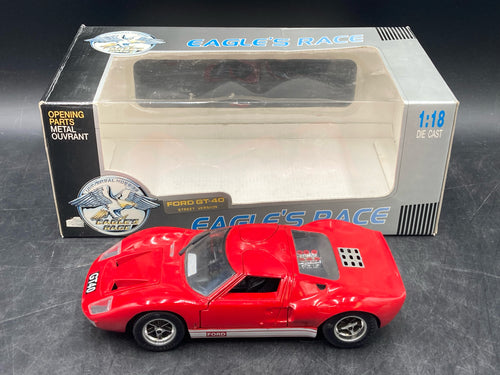 Universal Hobbies Eagle's Race 1/18 Ford GT40 Street Version Die Cast W/ Box