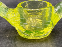 Antique Vaseline Glass Bird Salt Cellar