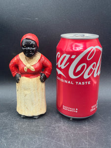 Black Americana Cast Iron Coin Bank