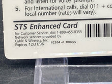 Vintage STS Prepaid Phone Calling Card