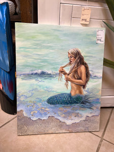 Original Mermaid Watercolor
