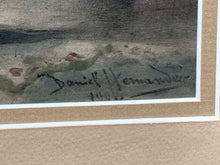 Antique Daniel Hernandez Morillo "MilostnÃ¡ Melodie" Hand Colored Heliogravure