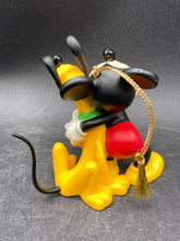 1998 Disneyana Convention Signed Mickey Mouse & Pluto Ornament W/ Stand - view 5