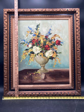 Vintage Artist Signed Original Floral Still Life Oil Painting, Framed - view 8