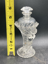 Antique EAPG Cherub & Cornucopia Glass Perfume Bottle