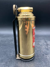Vintage Merlite Industries Presto Brass Mini Fire Extinguisher w/ Bracket