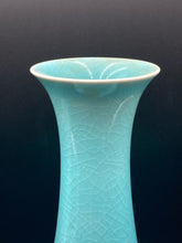 1918 Rookwood Pottery 16" Turquoise Glazed Vase