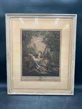 Antique "Le Couter De L'Automne" François Boucher Framed Print