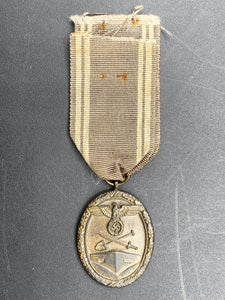 German WWII West Wall Medal