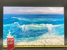 Original 16x24" Elena Lukina "Crystal Wave" Painting - view 7