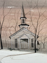 P. Buckley Moss Signed Limited Edition "Evensong At Long Grove" Lithograph