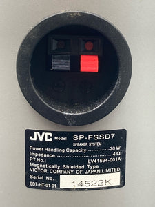 JVC FS-SD7 Compact Component System CD Receiver & Speaker Pair