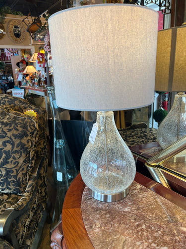 Crackle Glass Lamp