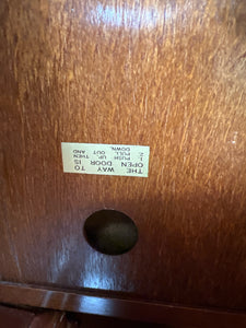 Vintage Sligh Mantle Jewelry Box Clock