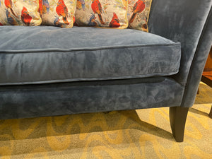 Bernhardt Blue Chaise Lounge Chair