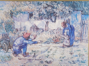 Vincent Van Gogh "First Steps" Print, Framed