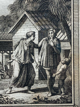 Antique 1778 "Dress And Habitationss Of The Floridians" Engraving Print