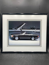 Vintage Mercedes-Benz R-107SL Poster, Framed