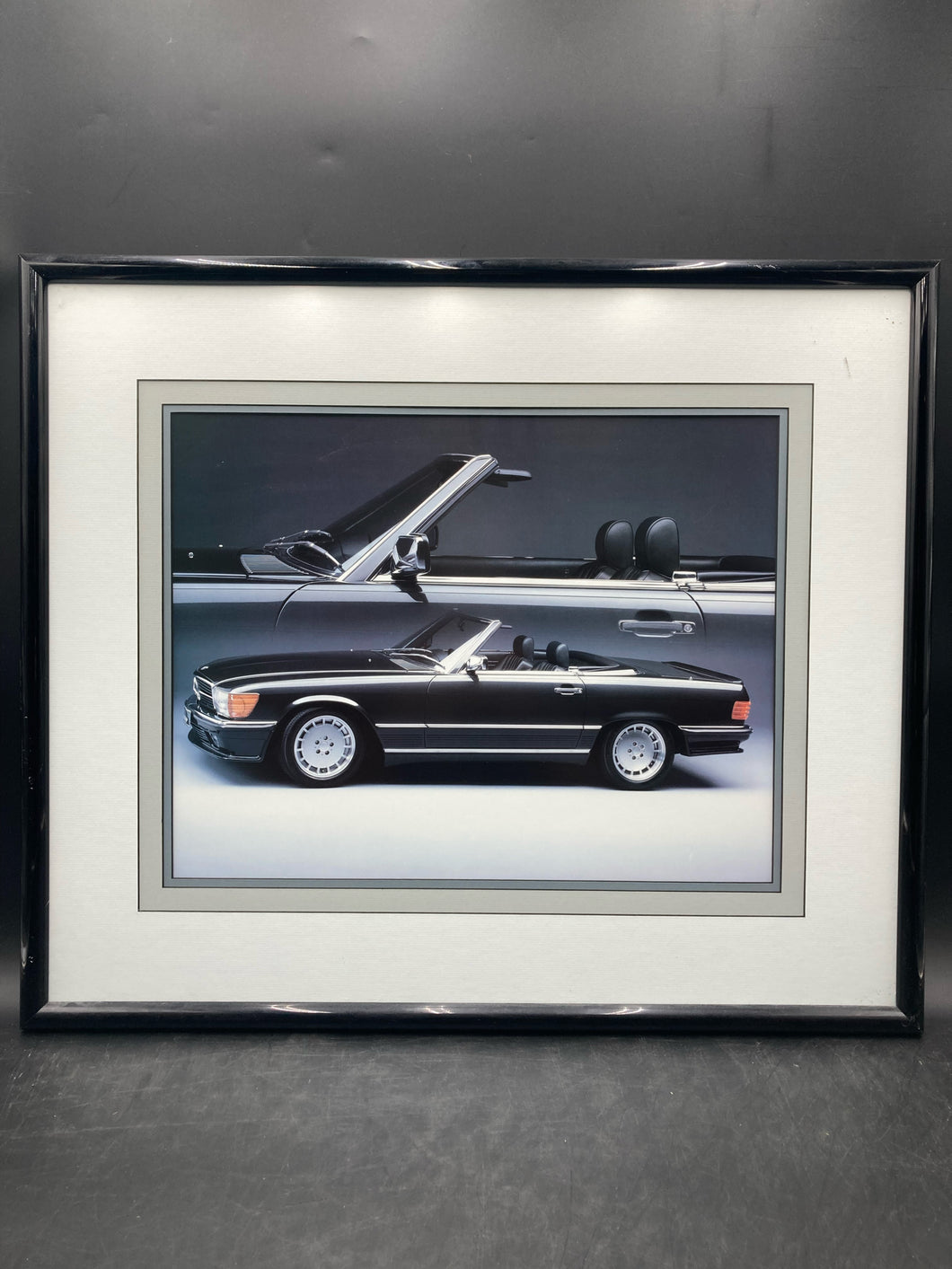 Vintage Mercedes-Benz R-107SL Poster, Framed