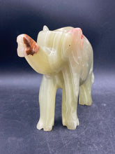 Hand Carved 6" Jade Elephant Figurine - view 4