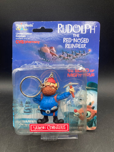 1999 CVS Playing Mantis Island Of Misfit Toys Yukon Cornelius Keychain