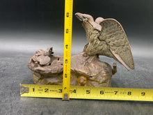 Antique 1883 J.E. Stevens Eagle & Eaglets Mechanical Coin Bank