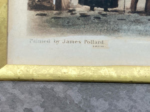James Pollard "Approach To Christmas" Art Print, Framed