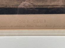 Antique James Dobie & Walter Dendy Sadler "Our Club" Colored Etching