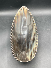 John Hardy Sterling Silver Stitch Hand Made Buffalo Horn Bowl - view 2
