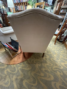 Grey Wing Back Chair