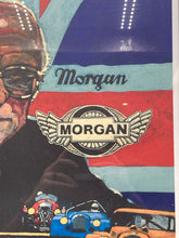 Framed Barry Rowe Memorial Elkhart Lake Race Poster