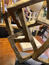 Gold Squares Statue