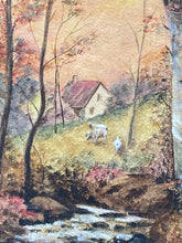 Original Pearl Lunn Signed Watercolor Painting, River Scene