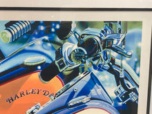 Signed Framed "Look But Don't Touch" Harley-Davidson Print By Scott Jacobs