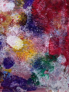 Original Angela Wakefield Spring Burst Series Abstract #03 Painting W/ CoA