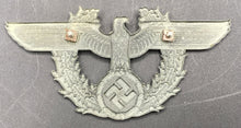 WWII German police shako eagle badge