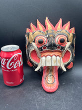 Balinese Barong Wood Dragon Wall Mask