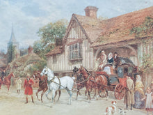 Heywood Hardy "The Departure Of The Mail" Print, Framed - view 2
