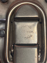 Antique Riveted Aluminum Aviator's Steamer Trunk