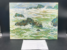 Original 20x26" "La Tempete" Painting By Patrick Marie