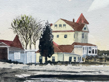 Artist Signed Point Independence Onset Massachusetts Watercolor Painting