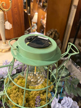 Floor Stand With Wisteria and solar light