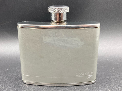 British Airways Concorde 4 Ounce Calf Leather Hip Flask