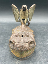 Antique 1883 J.E. Stevens Eagle & Eaglets Mechanical Coin Bank