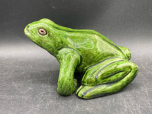 Antique Bavent Pottery Majolica Terracotta Frog Filmont